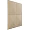 Ekena Millwork 19 5/8in. W x 19 5/8in. H Richmond EnduraWall Decorative 3D Wall Panel Covers 2.67 Sq. Ft. WP20X20RIGBE - alternate 2